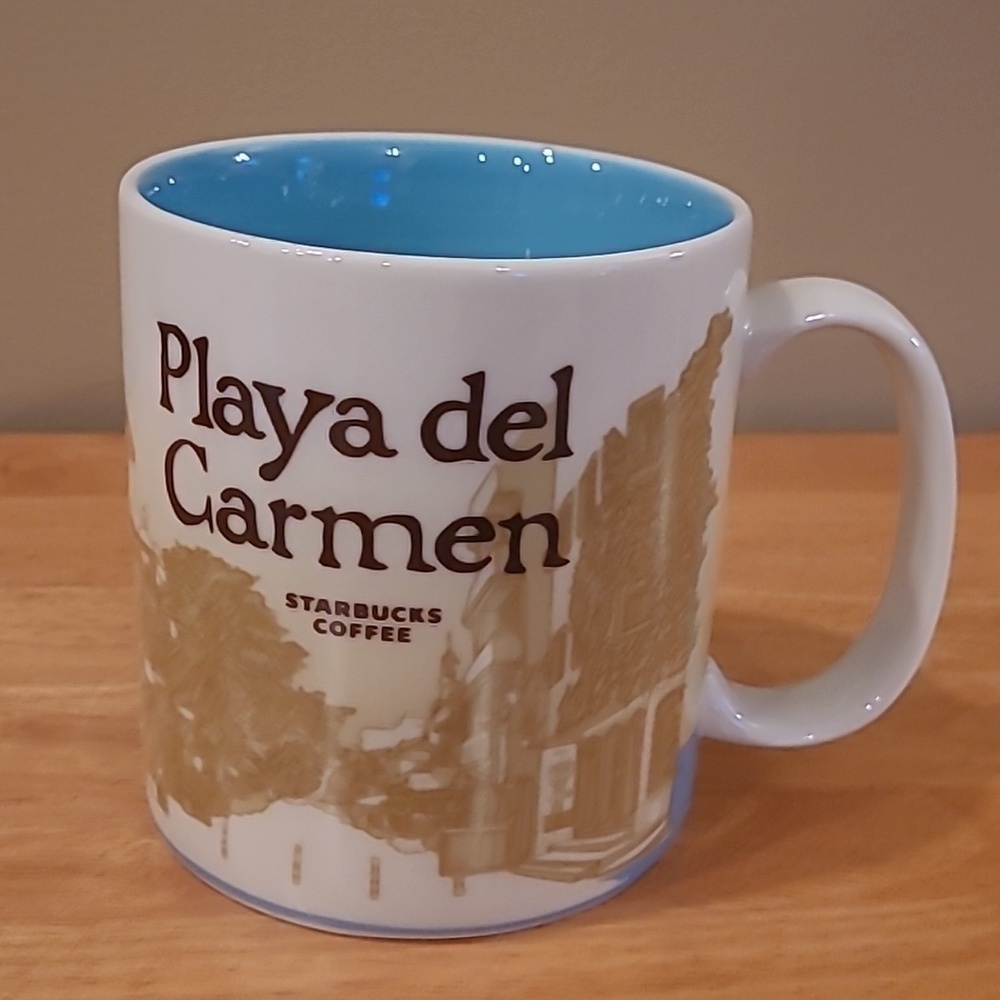 STARBUCKS 2014 Playa del Carmen Limited Edition Global Icon Collector Series Mug